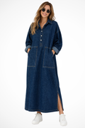 Vestido Camisero · Rojo Oversize