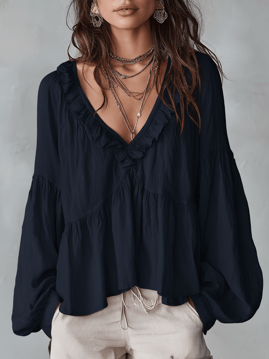 Blusa · Volantes
