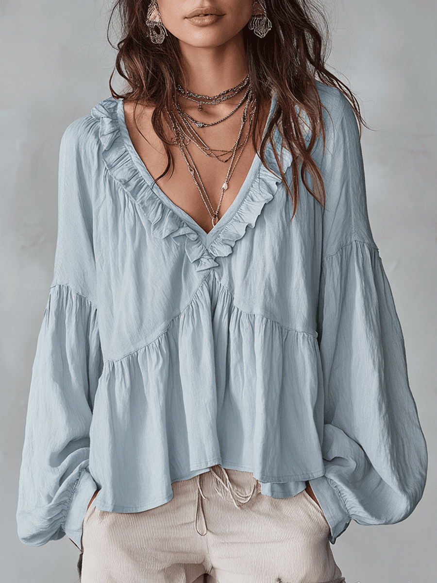 Blusa · Volantes