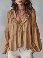 Blusa · Volantes