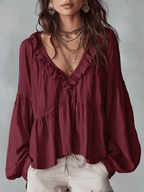 Blusa · Volantes