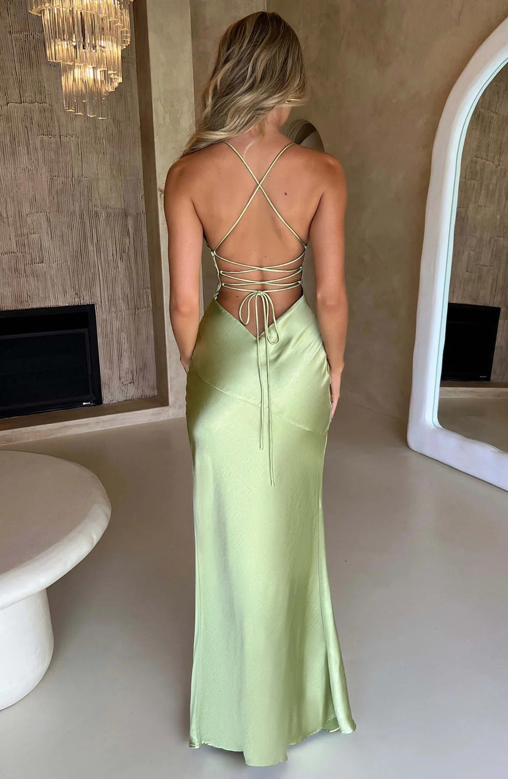 Vestido Largo · Satén