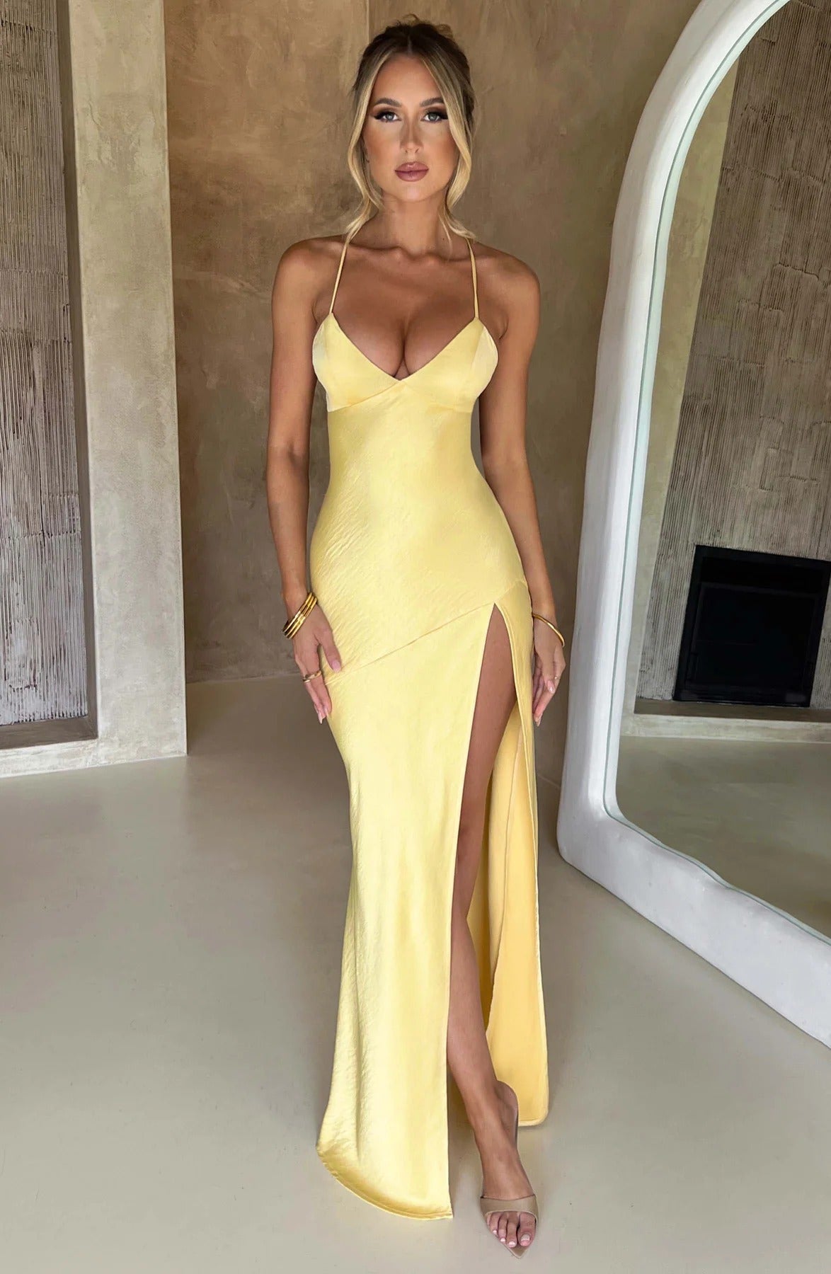 Vestido Largo · Satén