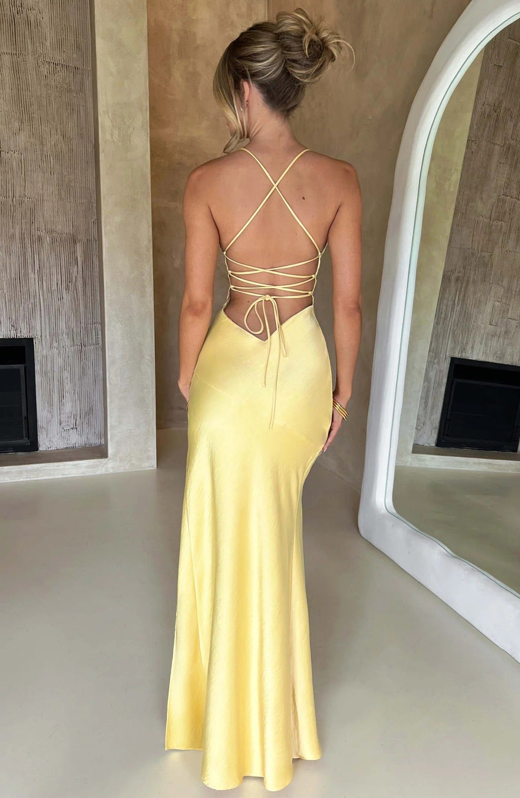 Vestido Largo · Satén