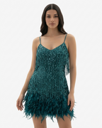 Vestido Corto · Lentejuelas