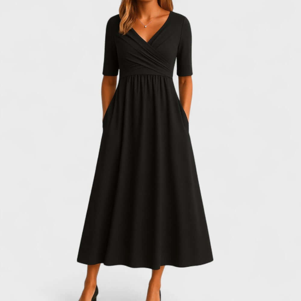 Vestido Midi · Gris