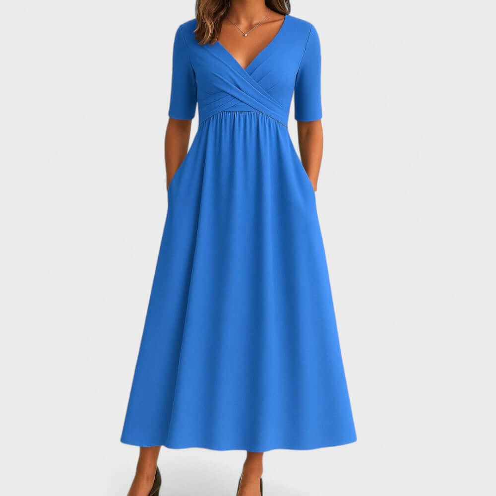 Vestido Midi · Gris