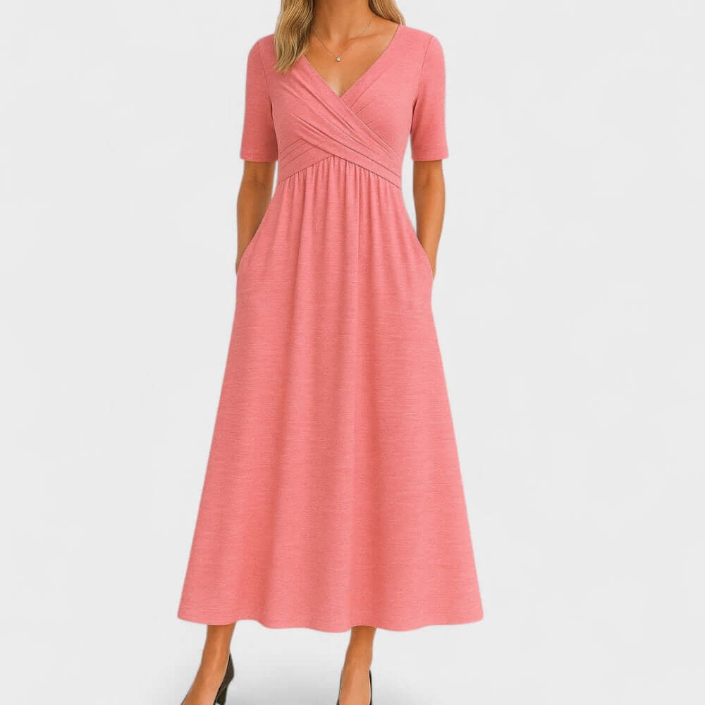 Vestido Midi · Gris