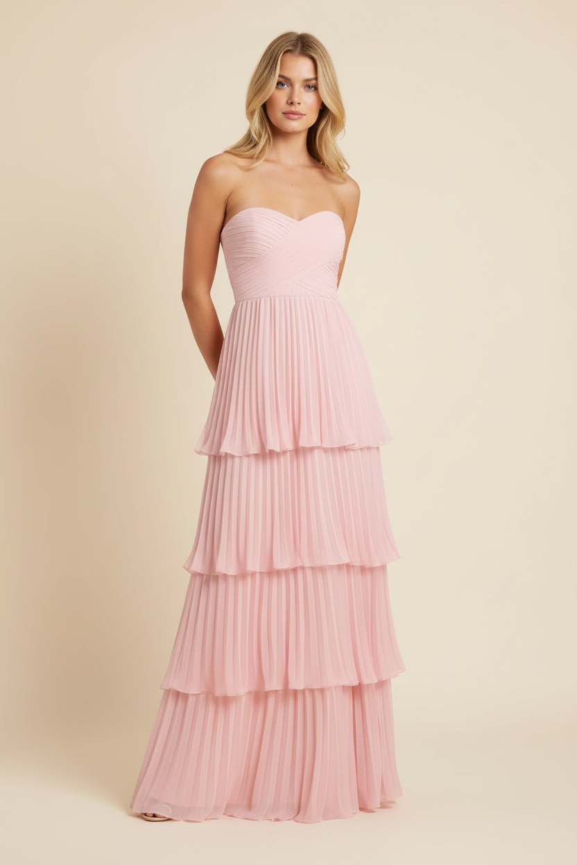 Vestido · Rojo Palabra de Honor