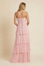 Vestido · Rojo Palabra de Honor