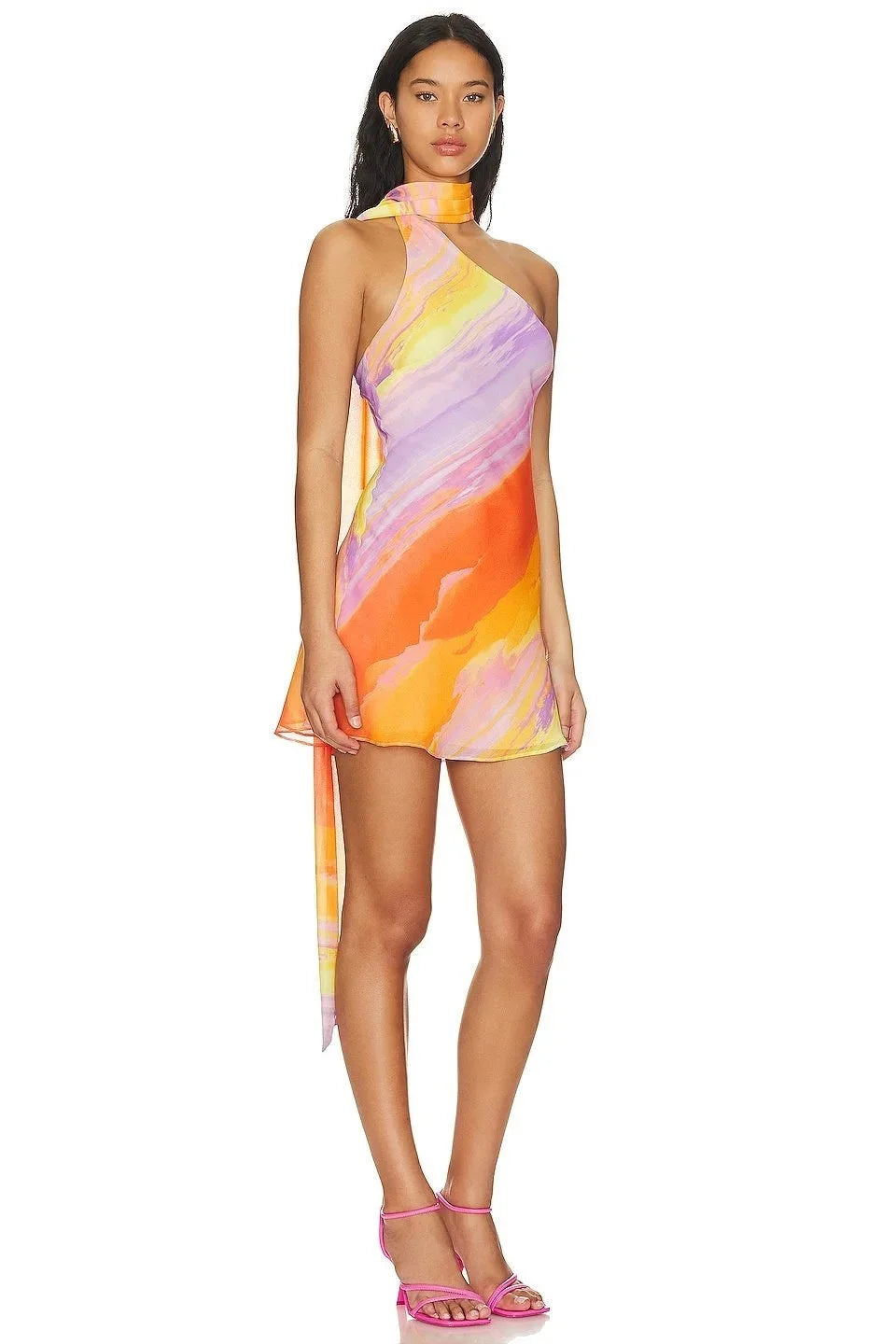 Vestido Corto · Cuello Halter